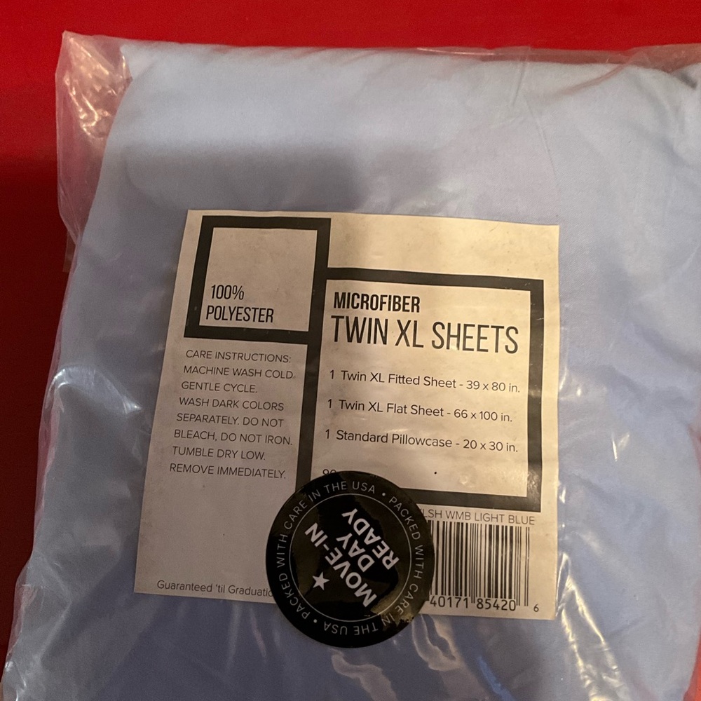 NWT twin X long - hospital bed microfiber sheet set
